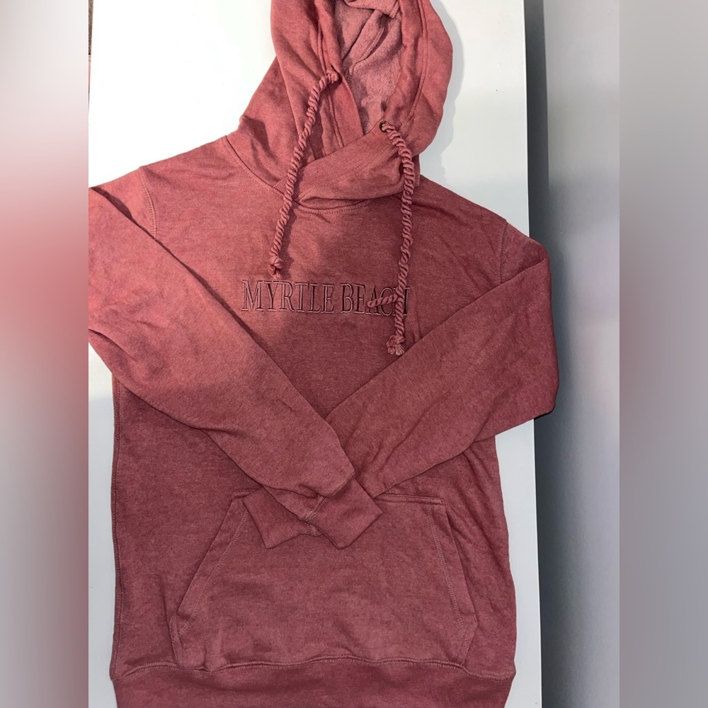 Pink Salmon Color Myrtle Beach Sweatshirt Large